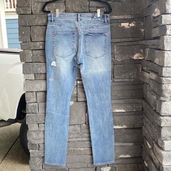 MENS KSUBI CHITCH BLUE RIPPED JEANS SIZE:31 - Picture 3 of 4